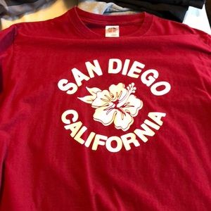 Fruit of the Loom t shirt San Diego California
